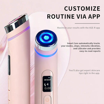 Pink Skin Care Wand Multifunction Face Massager Beauty Device