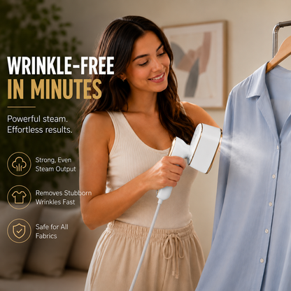 SteamGo™ | Premium 2-in-1 Garment Steamer & Iron
