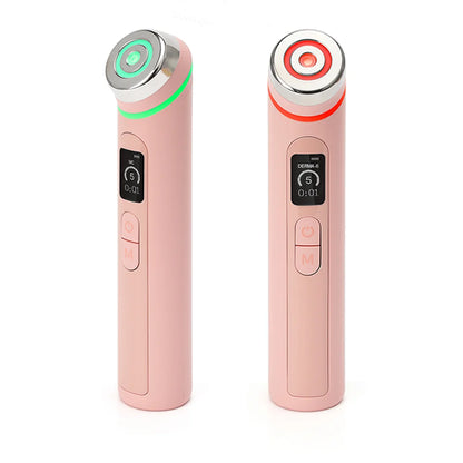 Pink Skin Care Wand Multifunction Face Massager Beauty Device