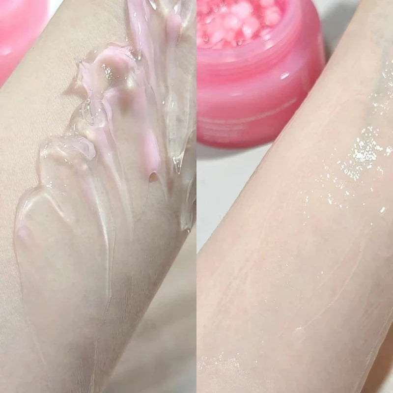 PDRN Pink Collagen Capsule Cream with Niacinamide Cream for Uneven Skin Tone Lightweight Face Moisturizer Original Korean Cream