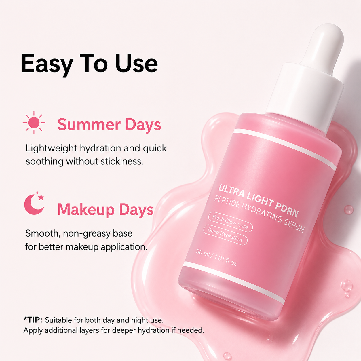 PDRN Pink Peptide Facial Serum
