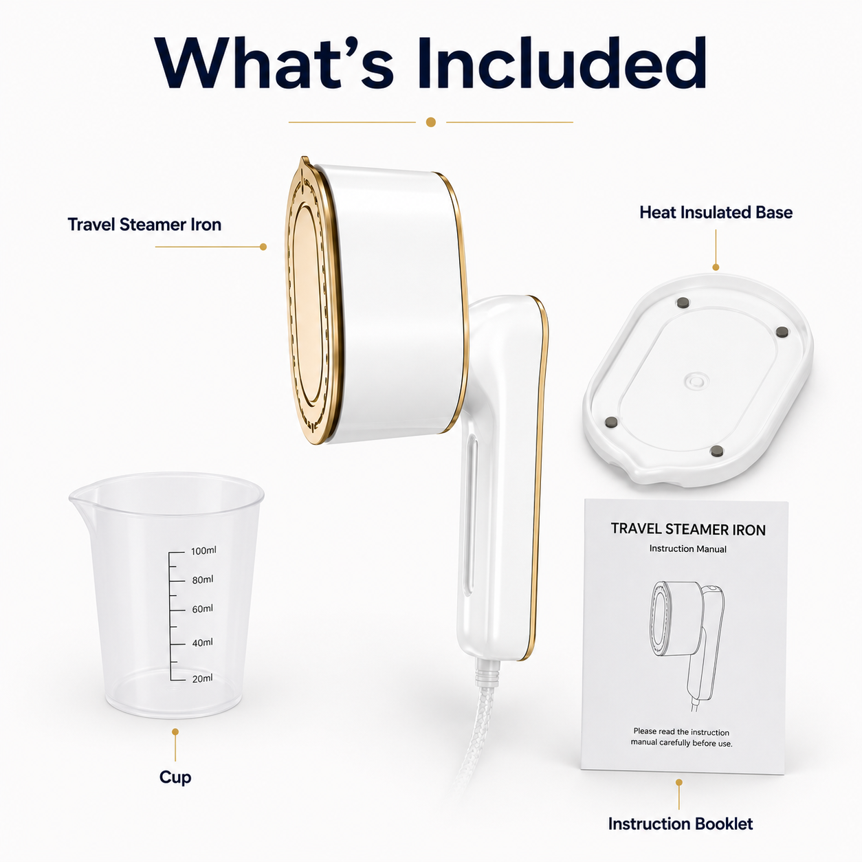 SteamGo™ | Premium 2-in-1 Garment Steamer & Iron