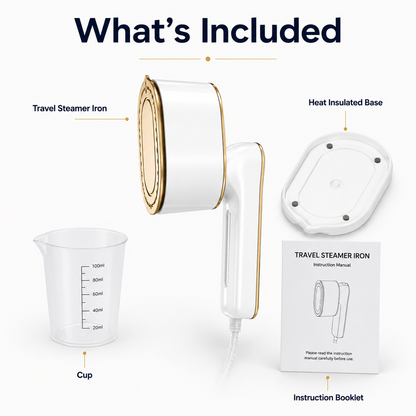 SteamGo™ | Premium 2-in-1 Garment Steamer & Iron