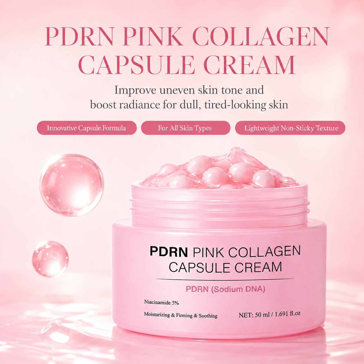 PDRN Pink Collagen Capsule Cream